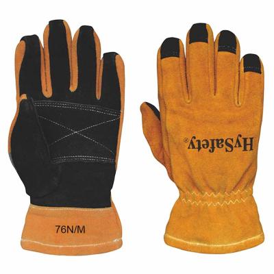 O sapador-bombeiro estrutural Gloves NFPA 1971 do Cowskin de Eversoft da resistência térmica
