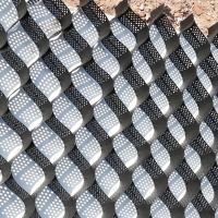 200mmHeight 660 Welded Space Black HDPE Geocell for Road Base Stabilization & Soil Reinforcement In Thailand