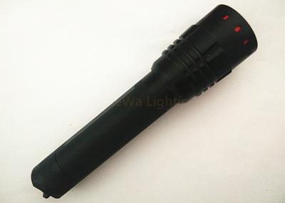 A luz a pilhas tática de alumínio da tocha com diodo emissor de luz do Cree e Waterproof