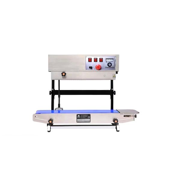 SF-150LW Vertical Continuous Film Sealer with 0-13m/min Sealing Speed and 0-300℃ Temperature Range for Automatic Heat Sealing