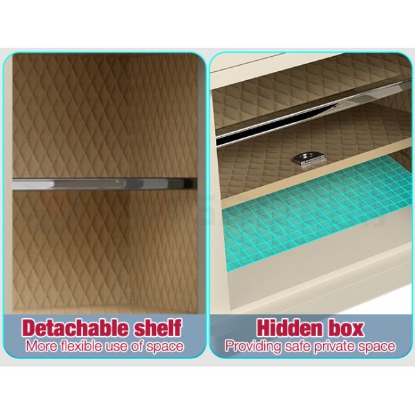 Heavy Duty Security Box Smart Safe Box with Dual Alarm & Inductive Charging