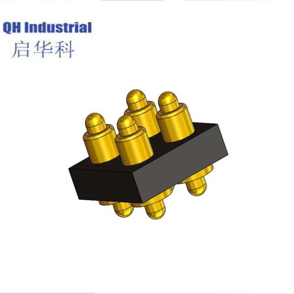 4Pin Denmark Hiqh Recycling Connector Magnetic Power Connector spring loaded pin Connector For Smart Watch