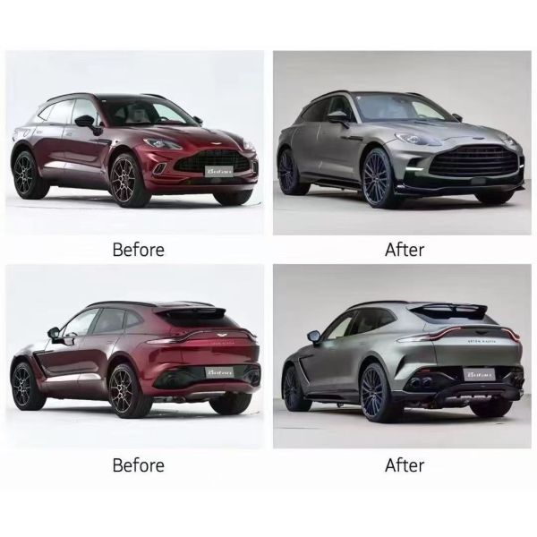 707 Style Carbon Fiber Customized Body Kit Upgraded Front Rear Bumper Front Headlight Side Skirt for Aston Martin DBX