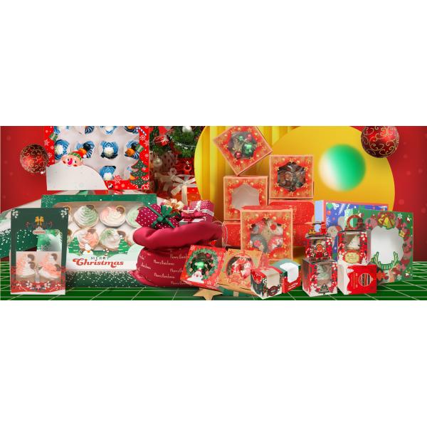 Sell 4 6 8 10 12 14 Inch Alibaba Baking Food Cookies Dessert Cake Boxes with Handle