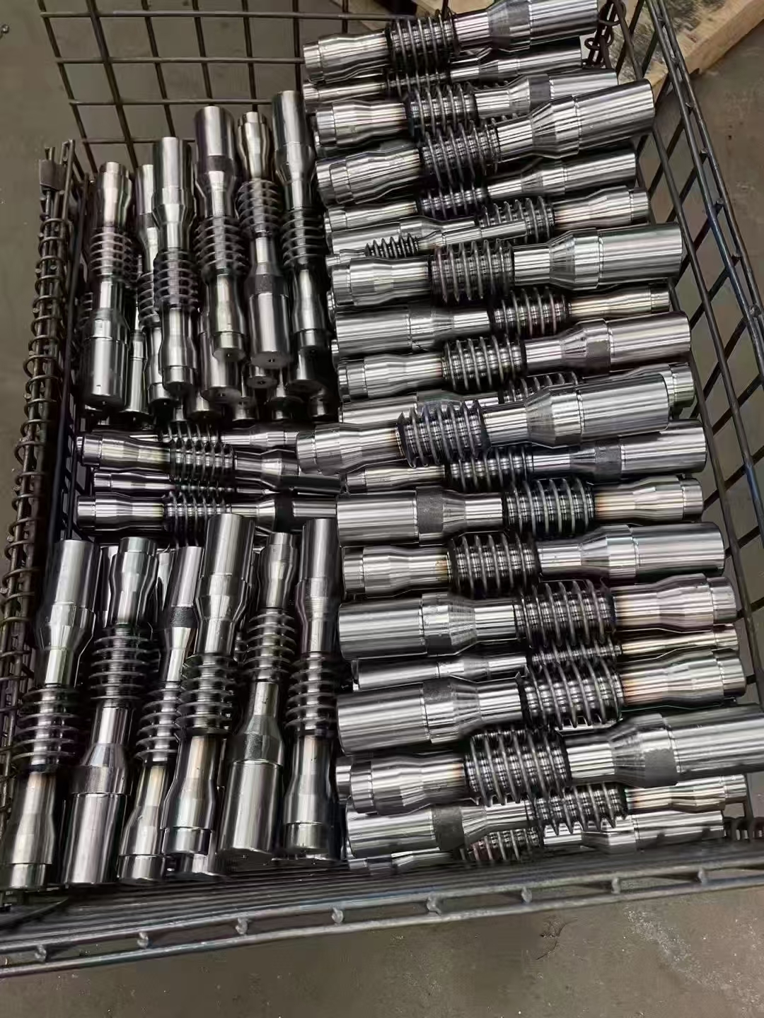 Precision CNC Turning Spline Shaft, Custom Machined Threaded Shaft