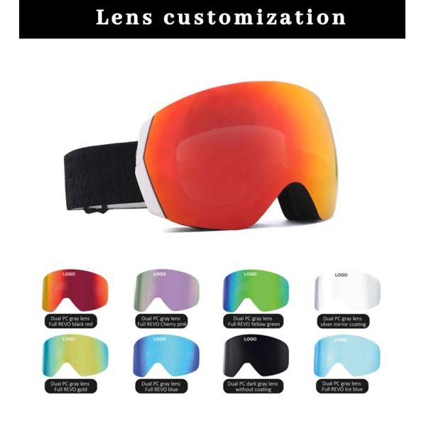 20-30 Working Days Delivery Time Custom Skiing Glasses with Anti-Fog/UV400 Protection