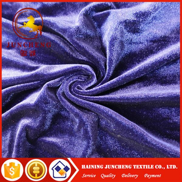 China factory wholesale ks plain velour fabric to south africa