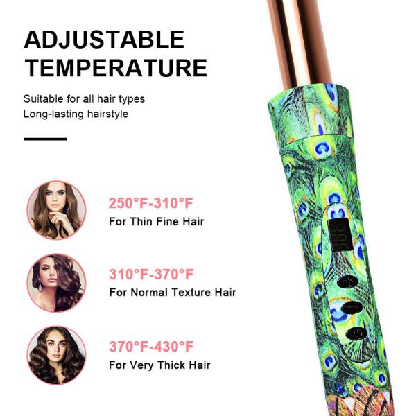 Private Label Interchangeable Curling Iron Set 1 Hour Auto Shut Off For Salon