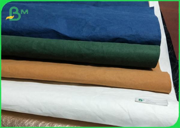 Papel de embalagem lavável multicolorido de resistência de rasgo para os sacos plicativos