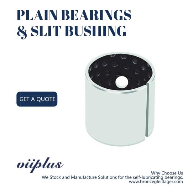 Customized Self Lubricating Slit Bronze Bushings & Sliding Bearings