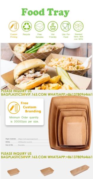 Paper Burger Box, Corrugated Hamburg Box 300gsm Paper Fast Food Disposable Paperboard 1-6 Colors Food Pack