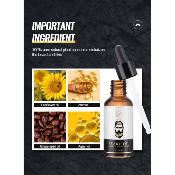 OEM Beard Growth Oil Beard Growth Softens Strengthens