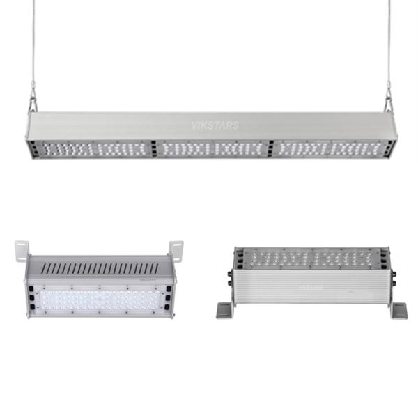 SMD 3030 LED Chip Linear High Bay Light IP65 For Tunnels Parking Lots