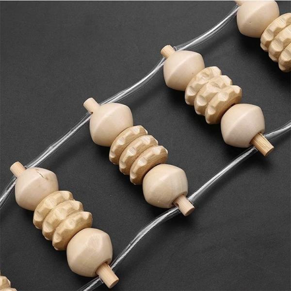 Other Safety Standard Wood Back Massage Roller Rope for Pain Relief and Relaxation