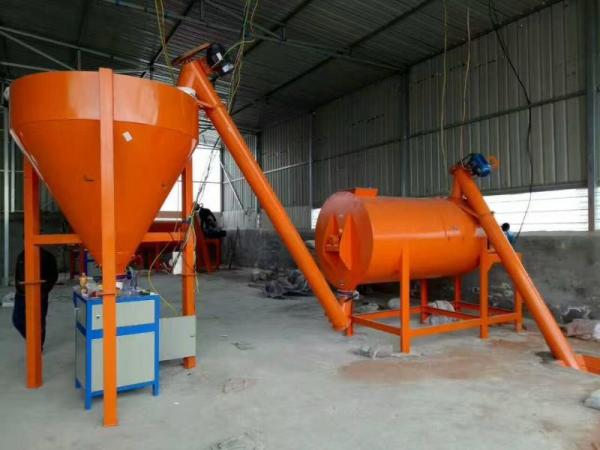 Do revestimento esparadrapo da massa de vidraceiro da parede da planta do misturador da telha linha de produção seca da máquina da mistura do almofariz