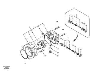 SA8 048-01140 SA8048-01140 SA804801140 Gear Pump Sealing Kit SUNCARSUNCARVOLVO Parts For EC160B