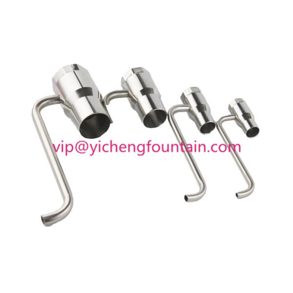 SS Foam Fountain Nozzle Heads Bubble Forming Fountain Nozzles 1/2 Inches - 3 Inches