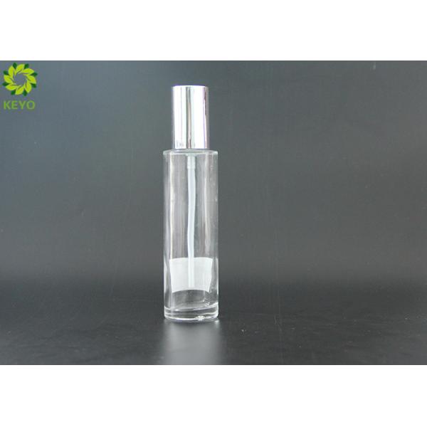 Clear Moisturizer Glass bottle , 100ml Skin Care Lotion Pump Bottle