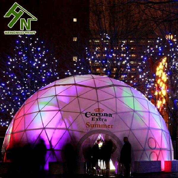 Strong Wind Resistant Semi Geodesic Tent 500-2000 People Dome Shelter Tents