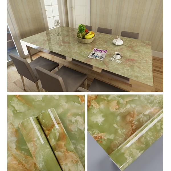 Black And Gold Marble Effect Wallpaper Waterproof 3D PVC Marble Effect Vinyl Wallpaper