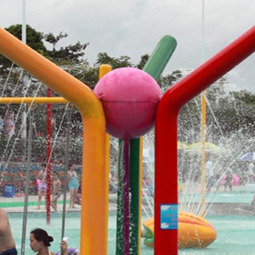 Fiberglass water fountain with Galvanized Carbon Steel Frame of amusement park equipment