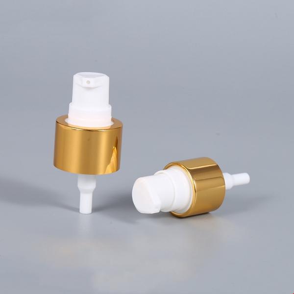 20/410 24/410 Treatment Cream Pump Aluminum Plastic White Lotion Foundation Pump