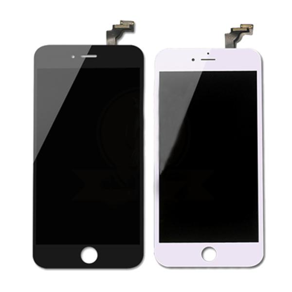 Черные белые собрание цифрователя экрана дисплея экрана ифоне6П Лкд ЛКД сотового телефона 6 добавочное треснутое никакое замены