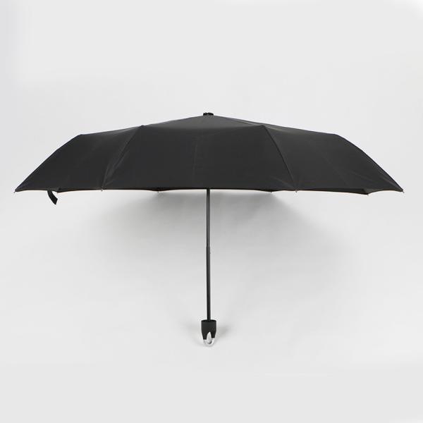 High End Black Compact Pocket Umbrella , Wind Resistant Small Travel Umbrella