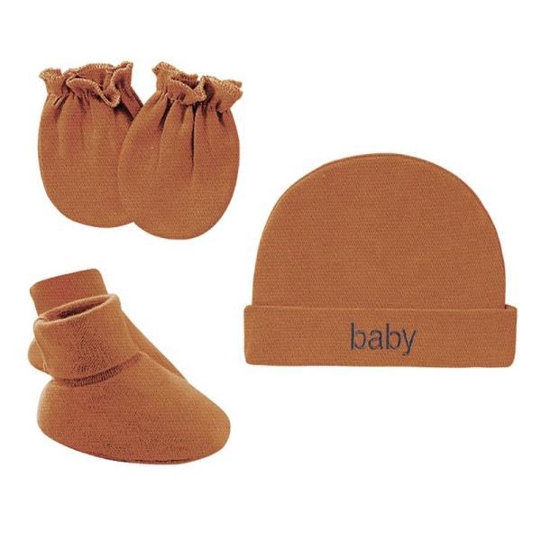 Newborn Baby Hat Mittens Socks 3 pcs Sets Girl Boy Gift Baby Mittens And Socks