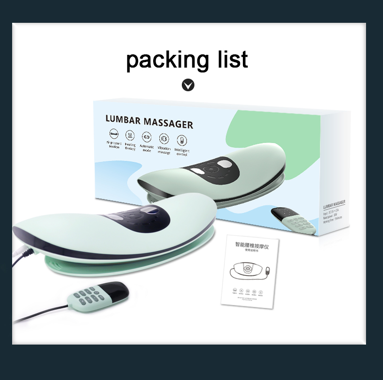 Heating Cervical and Lumbar Traction Machine Waist Lumbar Massager Tens Pulse Massager