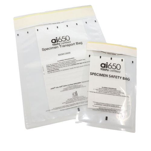 El bolso transparente del transporte 95KPa para los especímenes médicos acepta el arreglo para requisitos particulares