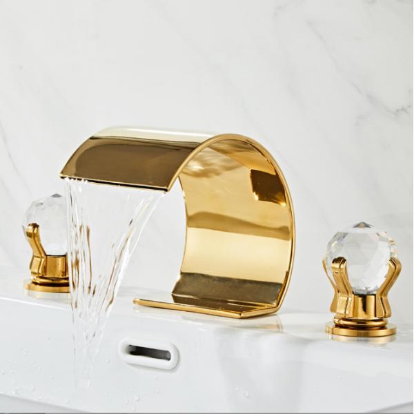 Hotel Apartment Bathroom Taps Mixer with Single Handle and Stainless Steel Valve Core