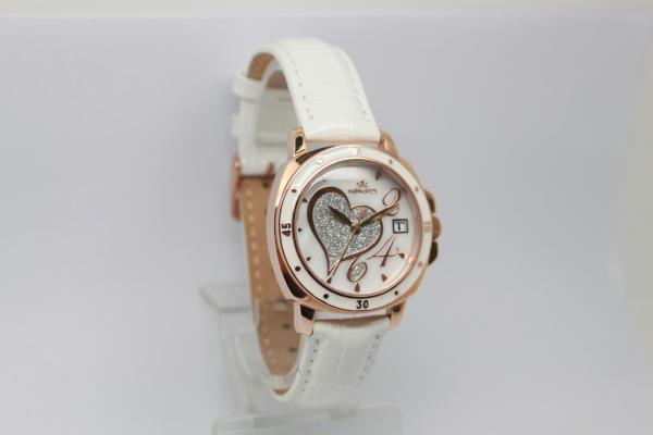 Big Face Nicest Watches For Women , Ladies Fashionable Watches White