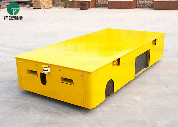 Steerable Flatbed Cargo Heavy Duty Electric Platform Trolley