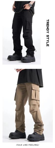                  Tactical Cargo Pants Men′s Multiple Pockets Trousers Work Outdoor Techwear Hiking Pantalons Celana Pria Casual             