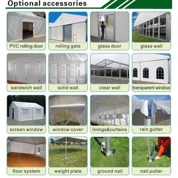 Transparent PVC Cover Waterproof Wedding Event Tents as Outdoor Marquee Tent