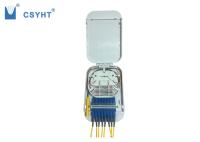 8 da fibra ótica fixada na parede plástica interna da caixa das fibras caixa terminal FTTH