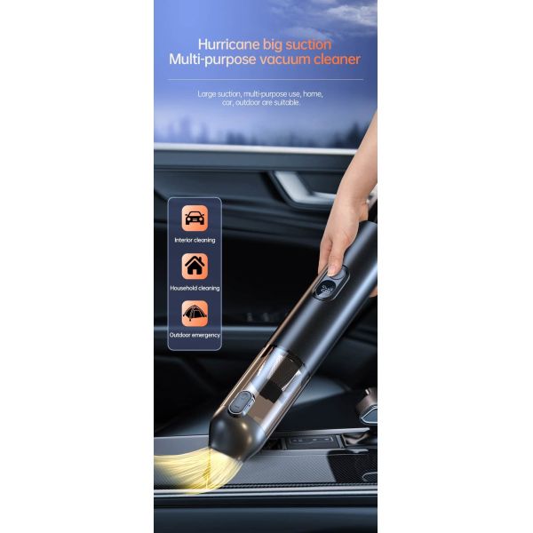 High Power 14000Pa Car Vacuum Cleaner Cordless Portable Strong Suction