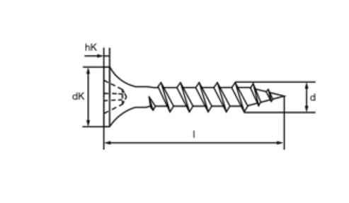 Быстрые винты нержавеющей стали собрания А2/поток трубы главный грубый привинчивают
