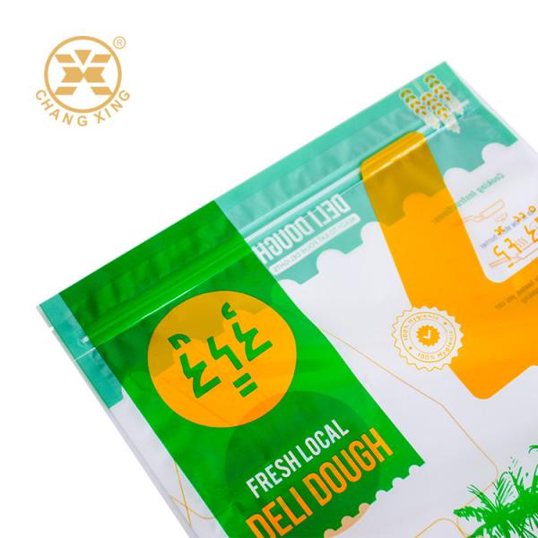 Saco de embalagem de plástico de fecho de fecho Matte Desaparecido para alimentos cozidos