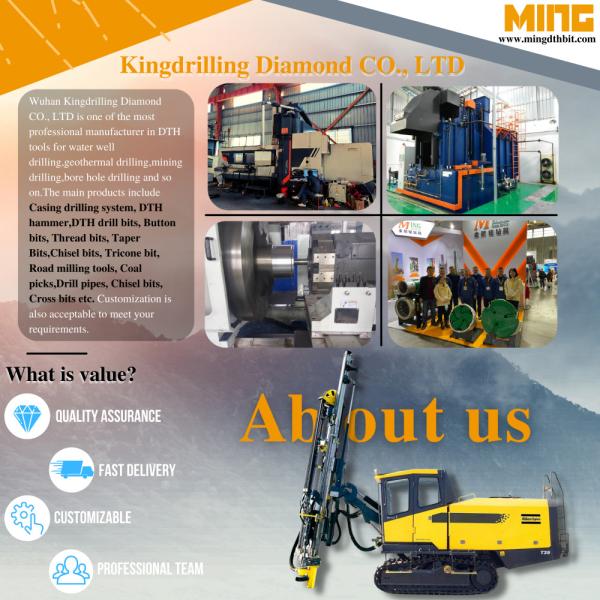 Буровой наконечник штифта DTH KINGDRILLING 110mm для сверлить тяжелого рока