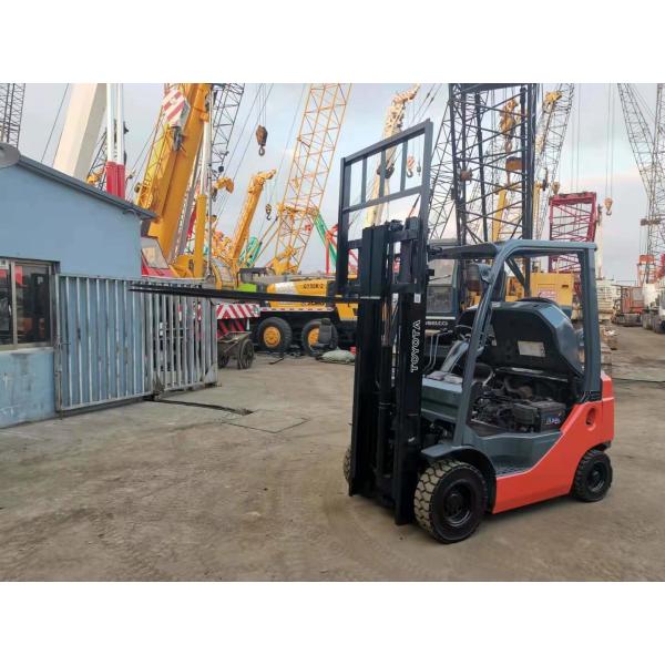 природный газ Тойота 8FD15 двигателя 4Y использовал весь грузоподъемник местности