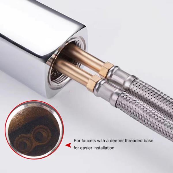 304 201 Stainless Steel Hot And Cold Water Braided Tube Hose Pipe Customized