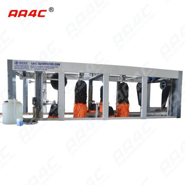 AA4C automatic 9 brushes tunnel car washing machine tunnel brushless car wash machine touchless car washing machine