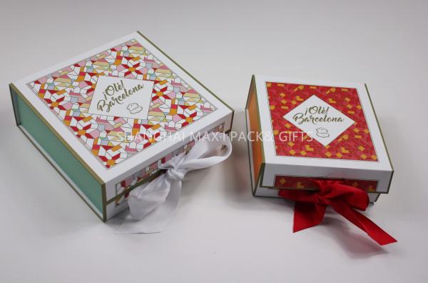Custom Printed Chipboard Craft Boxes With Logo Cosmetic Collapsible Hot Stamped