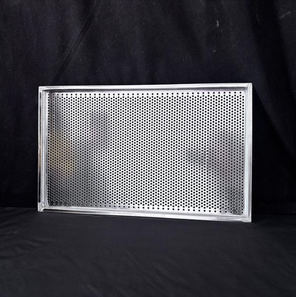 Perforated Stainless Steel Cooling Tray Plain Weave Customizable Height 2.0mm 2.5mm 3mm