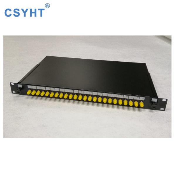 Rack Mount Splicing Fiber Optic Patch Panel Termination Box 12-48 Core SC/FC/ST/LC