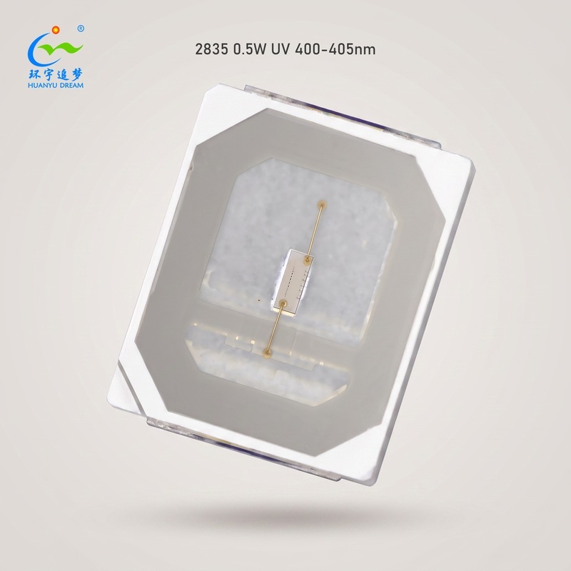 SMD 2835 UV LED 405nm 0.5W Ultraviolet LED Diode for UV Curing Resin, Epoxy and Printing Ink, RoHS