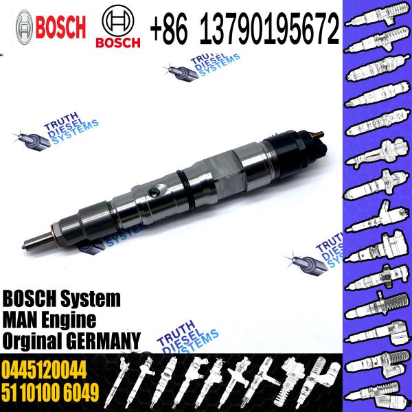 Inyectores Diesel Engine Assy Fuel Common Rail Injector 0 445 120 044 0445120044 For MAN TRUCK TGA-24-480