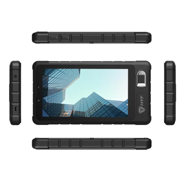 4G Handheld Biometric Device Tablet PC 7 Inch IP65 NFC